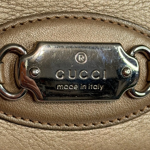 Gucci Wallet vintage taupe some ware - Picture 2 of 10